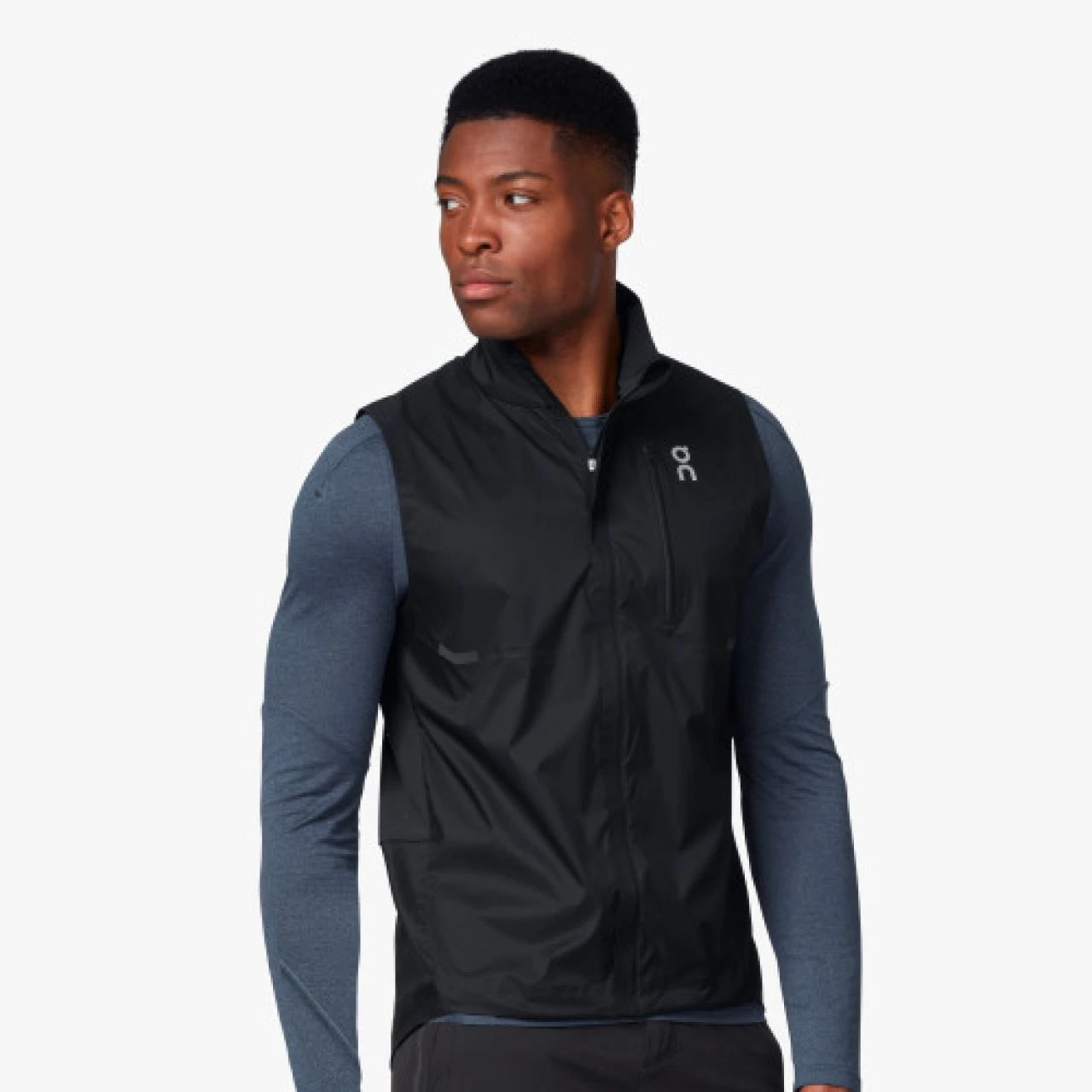 ON RUNNING WEATHER VEST NOIRE Veste Sans Manches