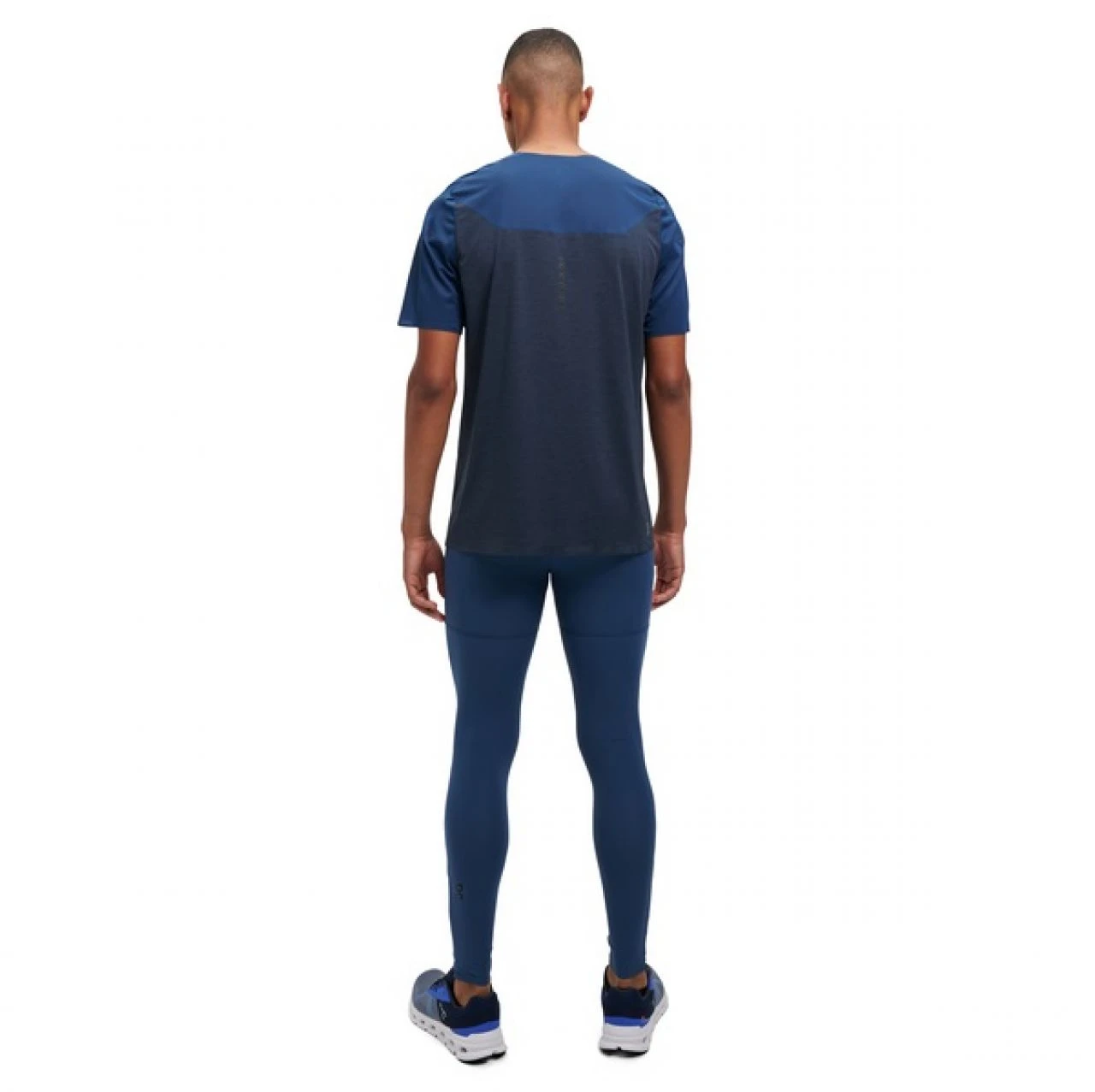ON RUNNING PERFORMANCE T M DENIM NAVY Tee Shirt Running