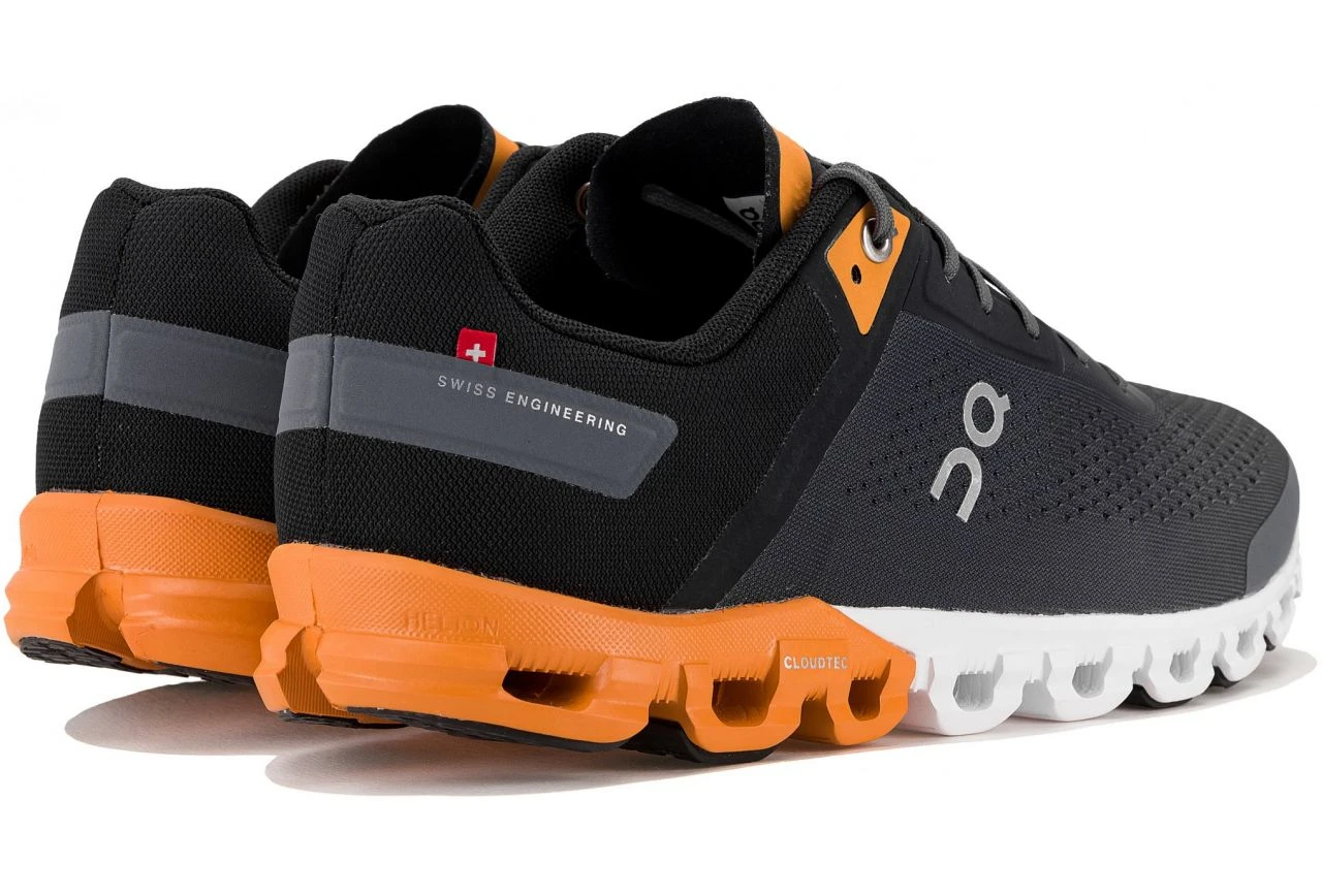 ON RUNNING CLOUDFLOW BLACK ET TURMERIC Chaussures De Running – Image 3